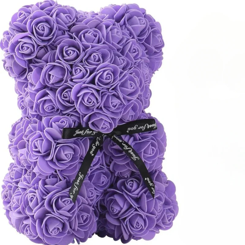 Peluche en fleurs